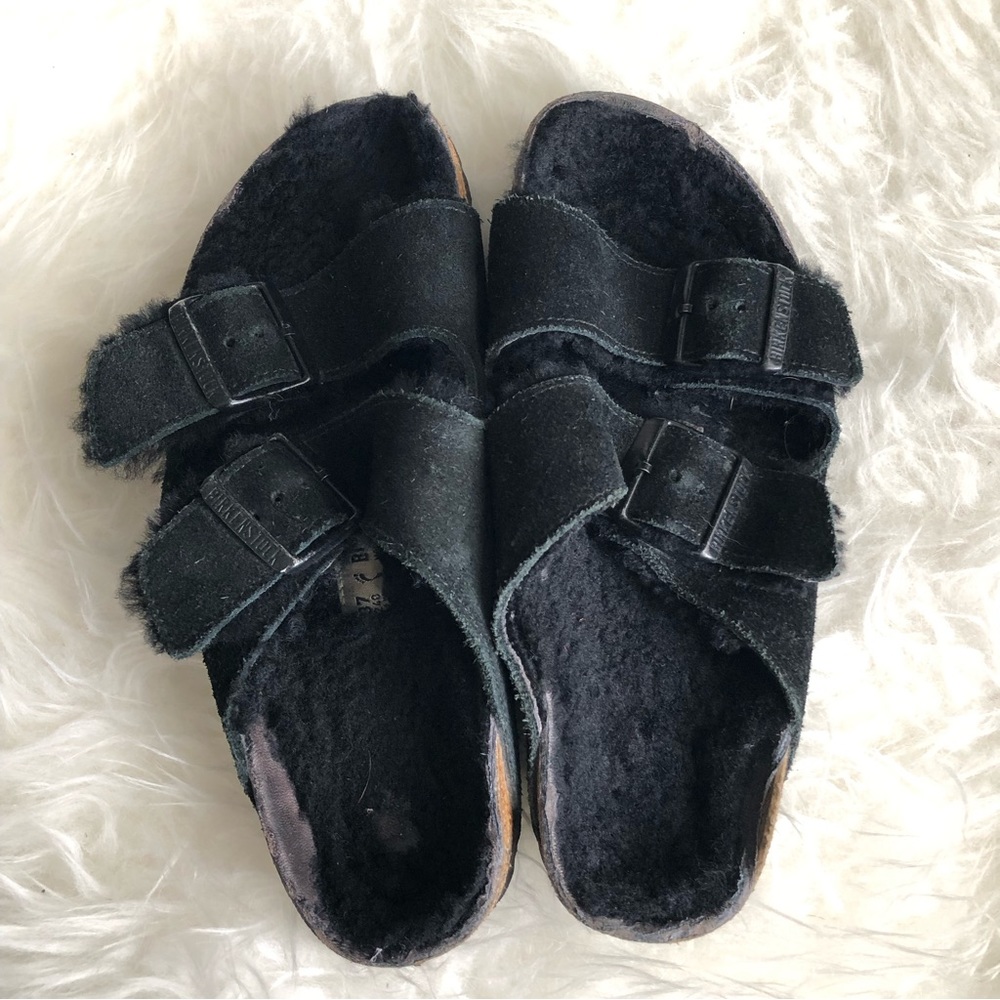Sherpa Arizona Black Birkenstock